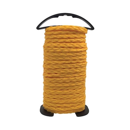 Koch Industries Koch Industries 3/8 in. D X 50 ft. L Yellow Hollow Braided Polypropylene Rope 5061211